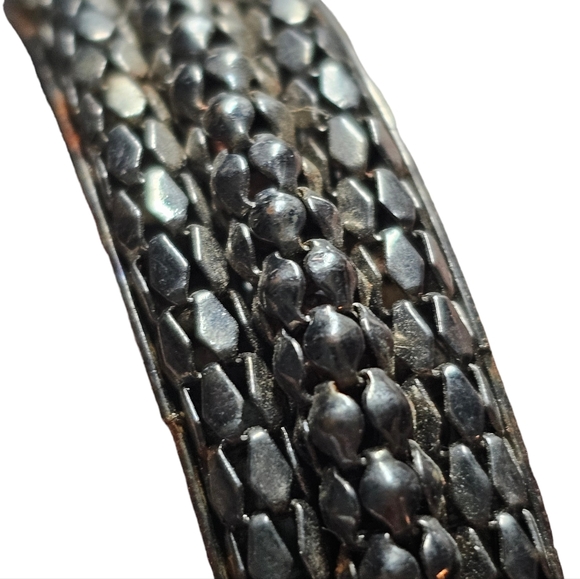 Triple Chain Cord Bangle Bracelet - Picture 4 of 6